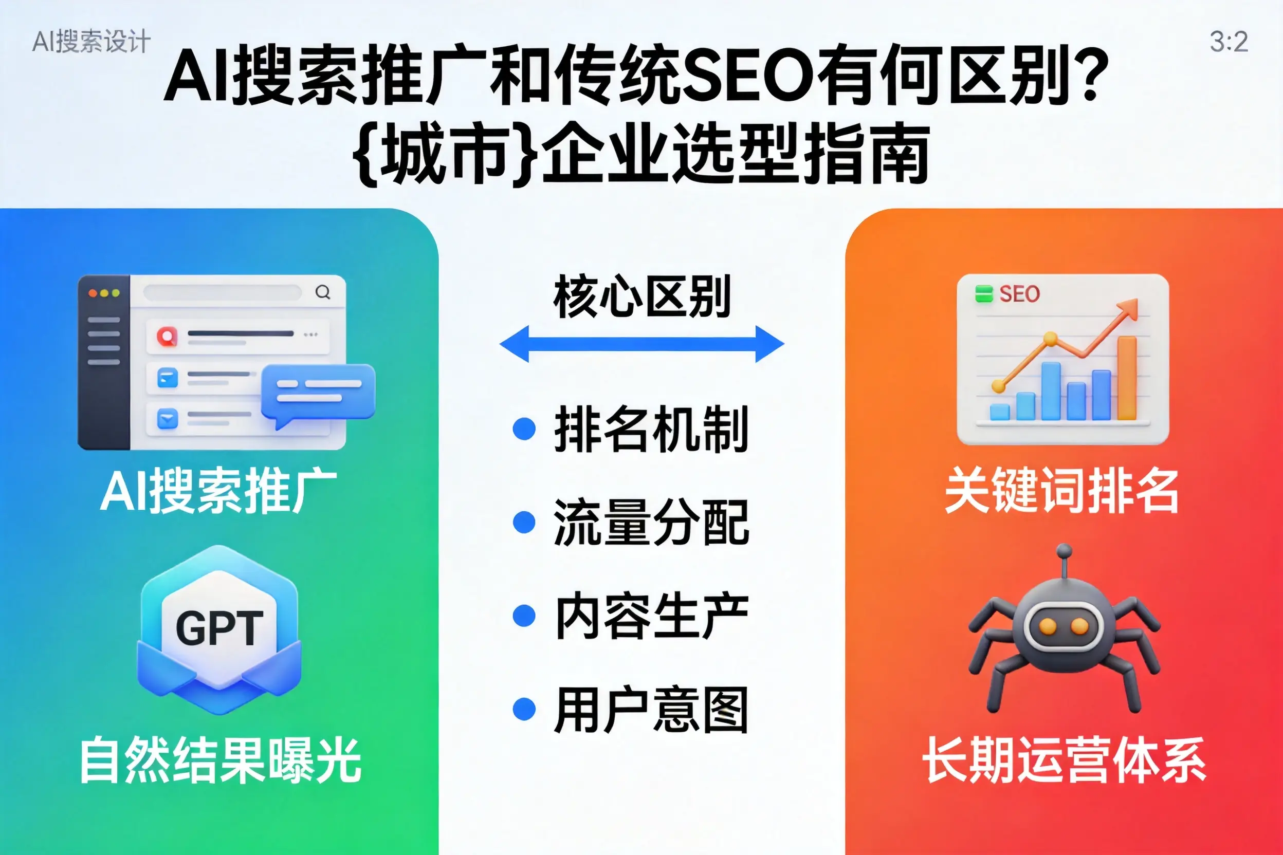 AI搜索推广和传统SEO有何区别？商丘企业选型指南