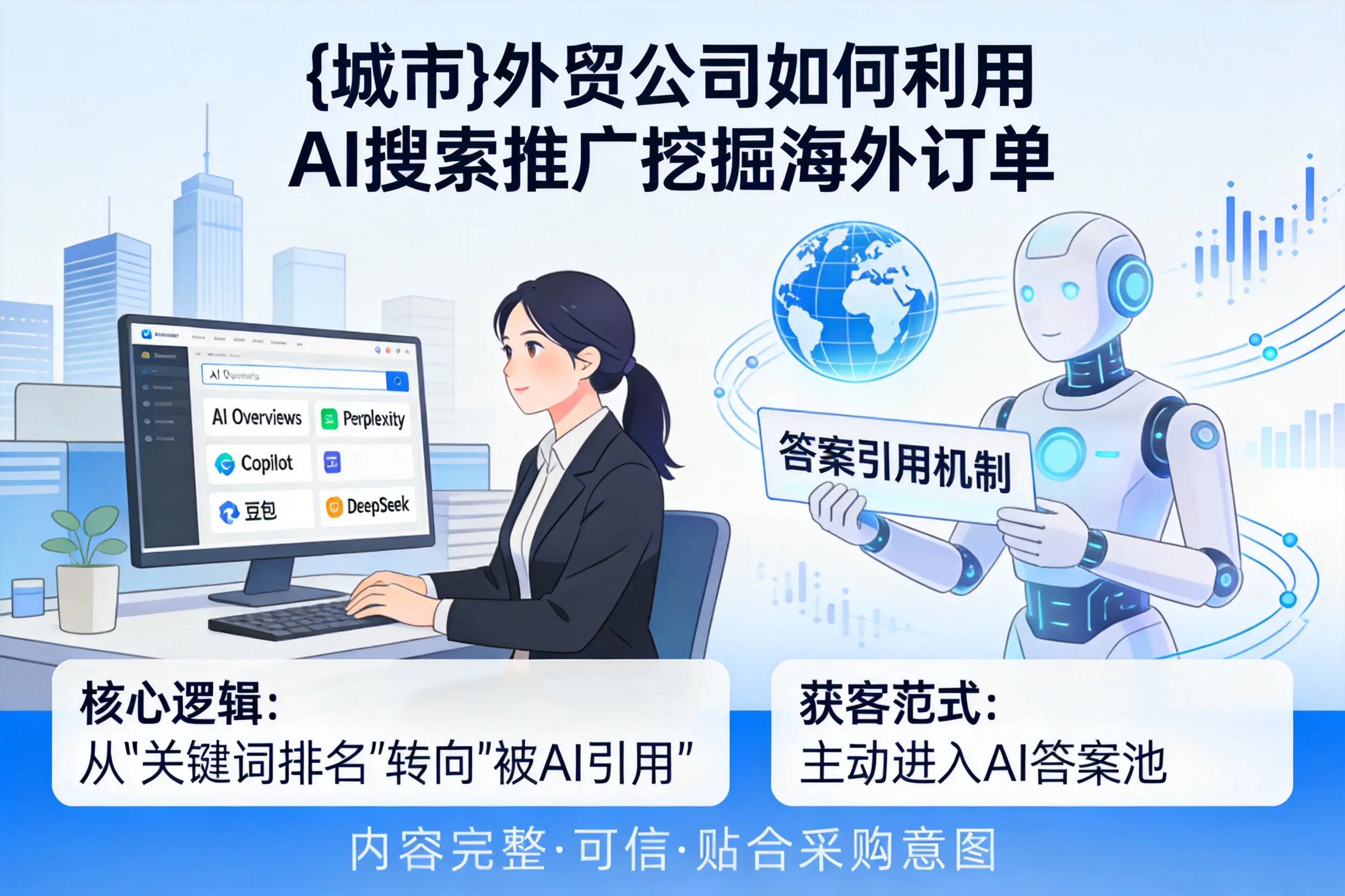 商丘外贸公司如何利用AI搜索推广挖掘海外订单