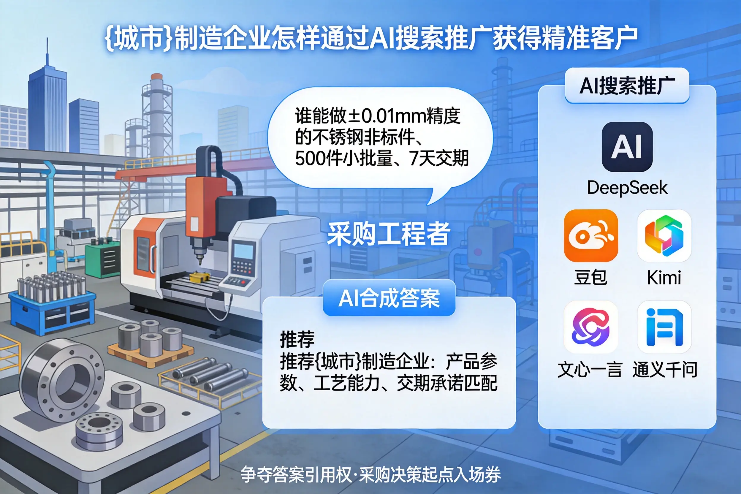 商丘制造企业怎样通过AI搜索推广获得精准客户