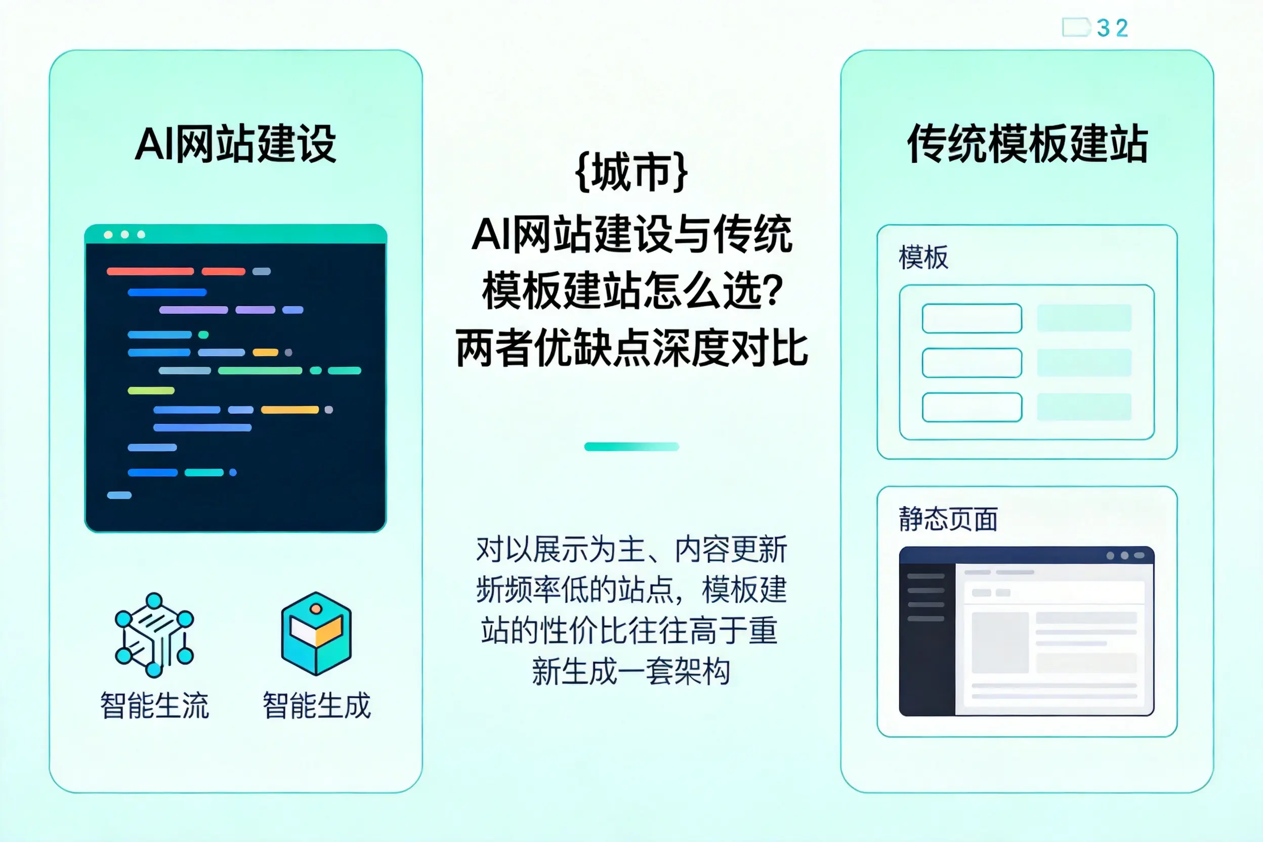 商丘AI网站建设与传统模板建站怎么选？两者优缺点深度对比