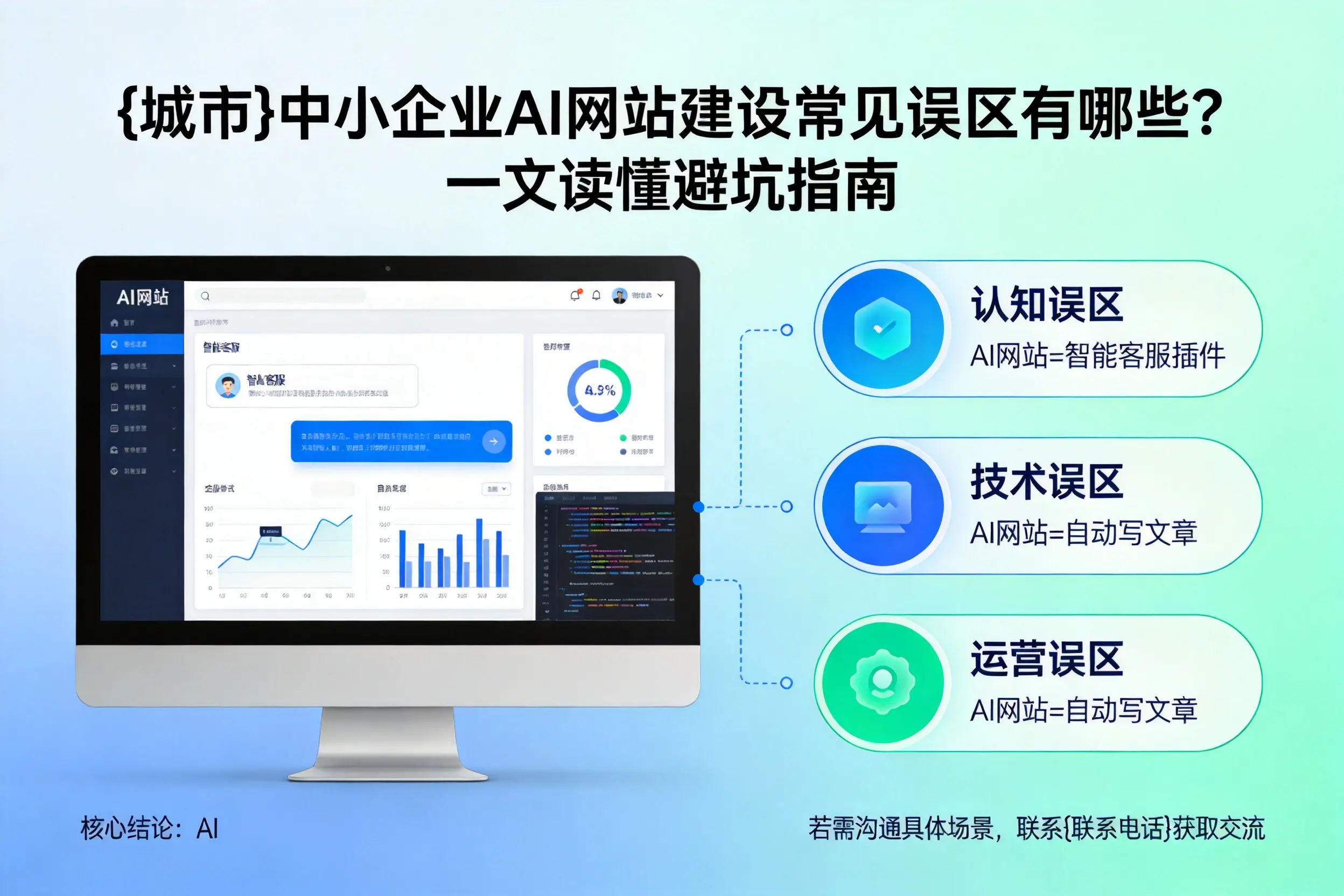 商丘中小企业AI网站建设常见误区有哪些？一文读懂避坑指南