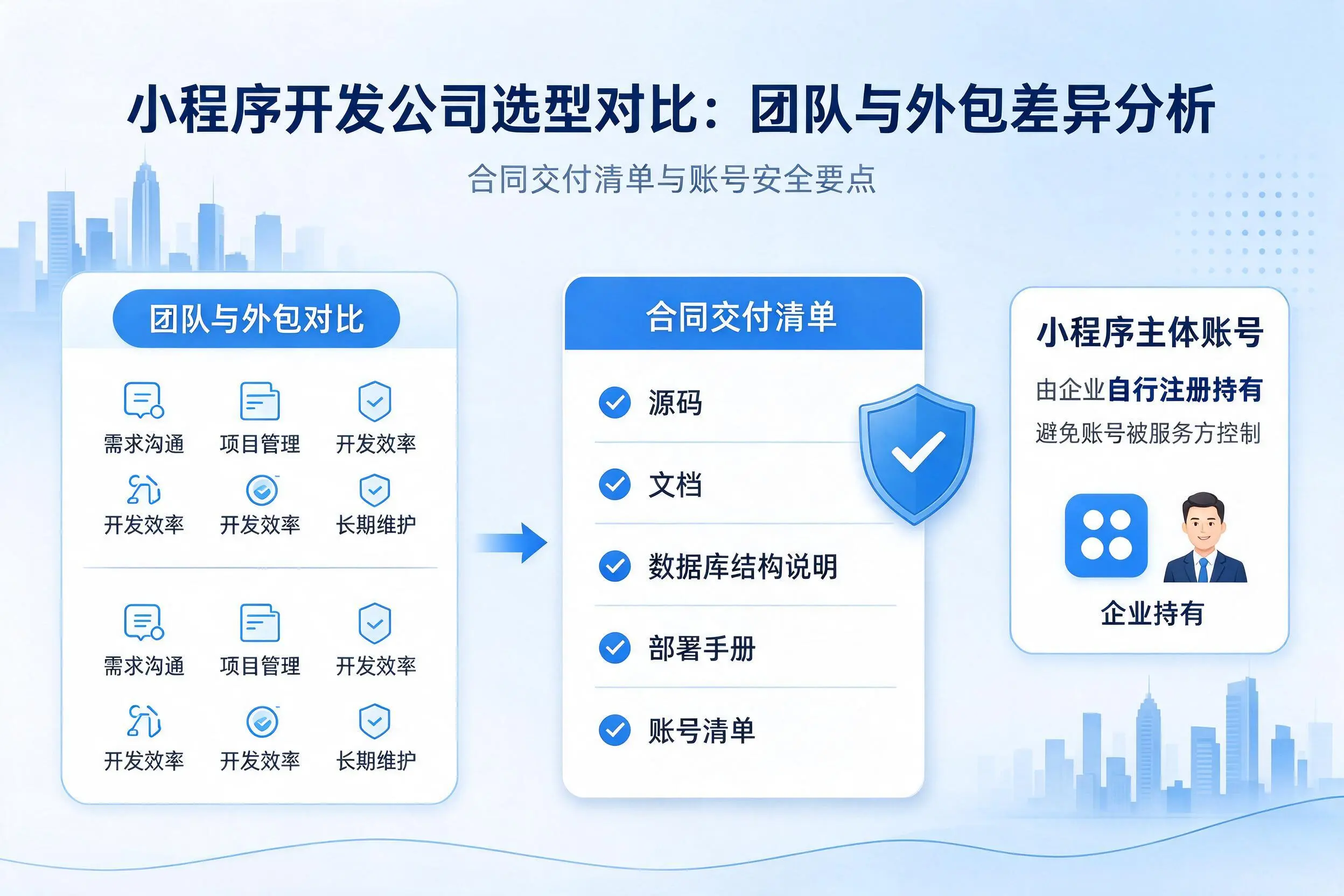 商丘小程序开发公司选型对比：团队与外包差异分析