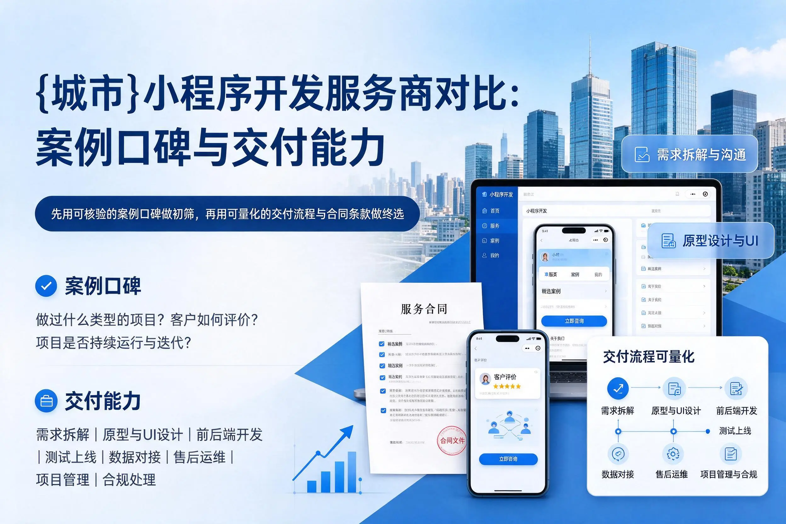 商丘小程序开发服务商对比：案例口碑与交付能力