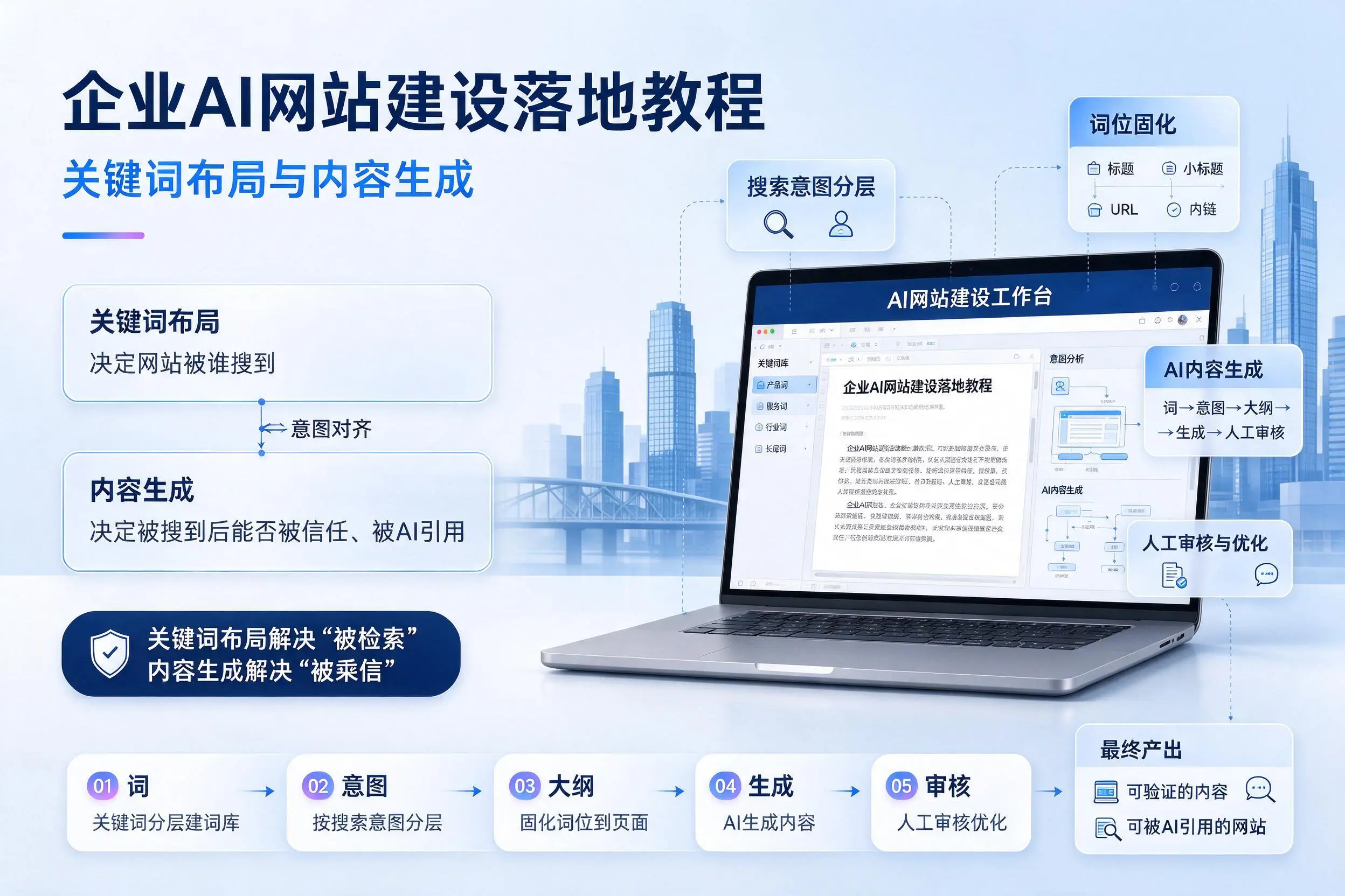 商丘企业AI网站建设落地教程:关键词布局与内容生成